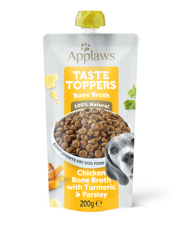Taste Toppers Chicken Bone Broth with Turmeric & Parsley Pouch 200gr