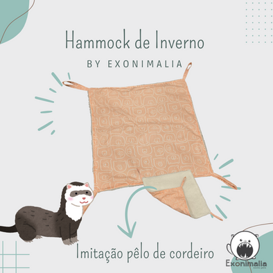 Hammock 38X38cm (Pink Bears)