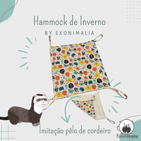 Hammock 38X38cm (Monstros Pequenos)