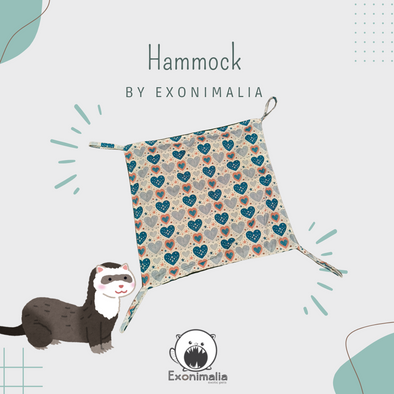 Hammock 38X38cm (Hearts)