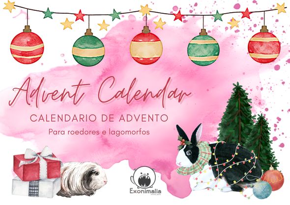 Advent Calendar para Roedores e Lagomorfos
