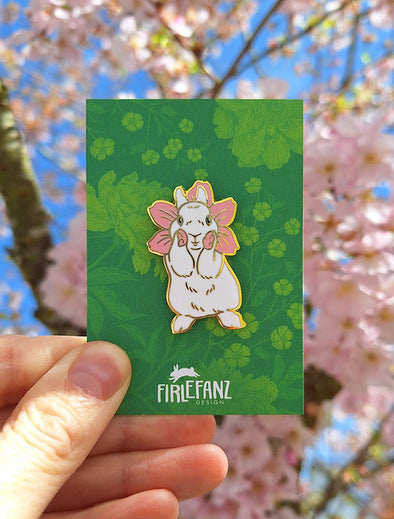 Pins "Flower bunnies" © Firlefanz Design (Sakura)