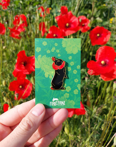 Pins "Flower bunnies" © Firlefanz Design (Poppy)