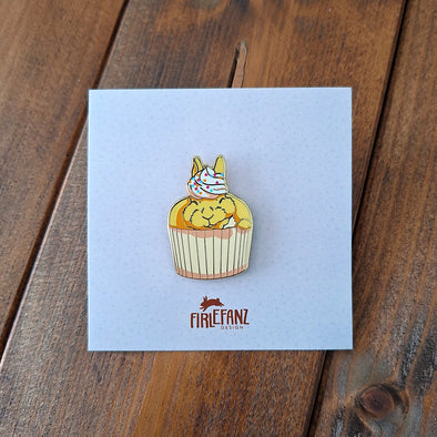 Pins "Pastry Bunnies" © Firlefanz Design (Vanille Cupcake)