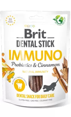 Brit Care Dental Stick with Immuno Probiotics & Cinnamon