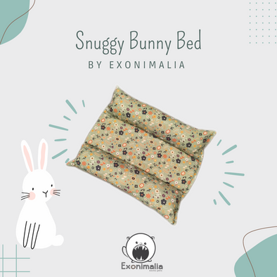 Snuggy Bunny Bed (Flowers) Small