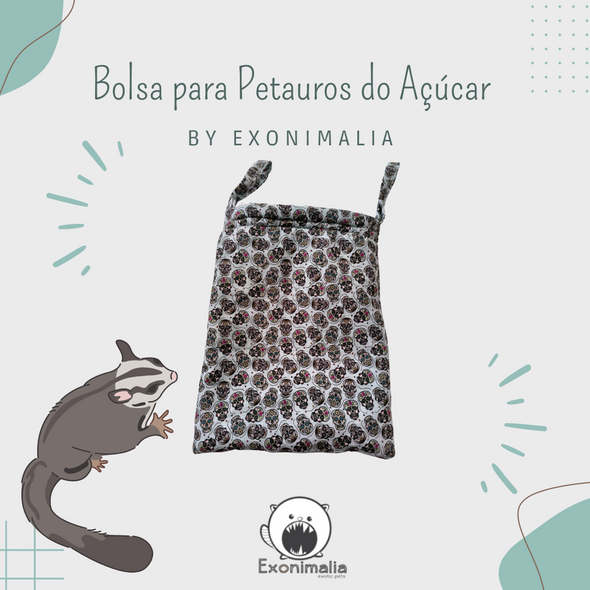 Ninho/Bolsa para Petauro do Açucar 20x15cm