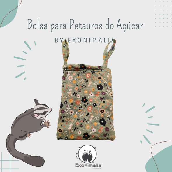 Ninho/Bolsa para Petauro do Açucar 20x15cm