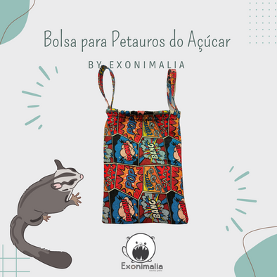 Ninho/Bolsa para Petauro do Açucar 20x15cm
