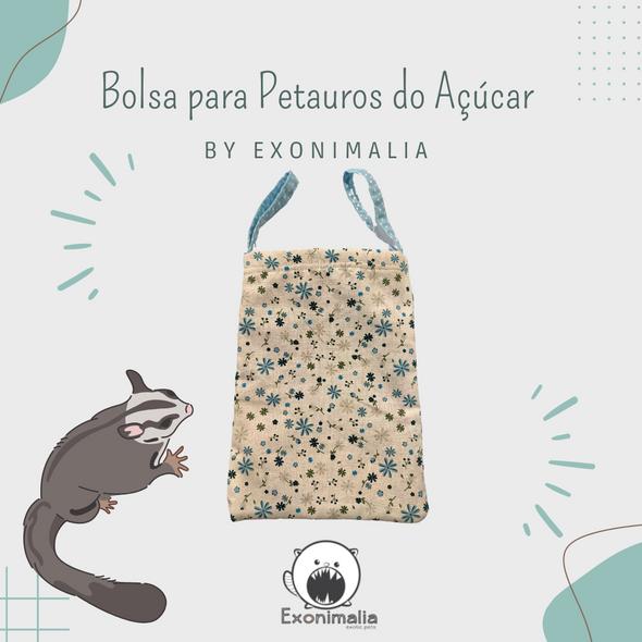 Ninho/Bolsa para Petauro do Açucar 20x15cm