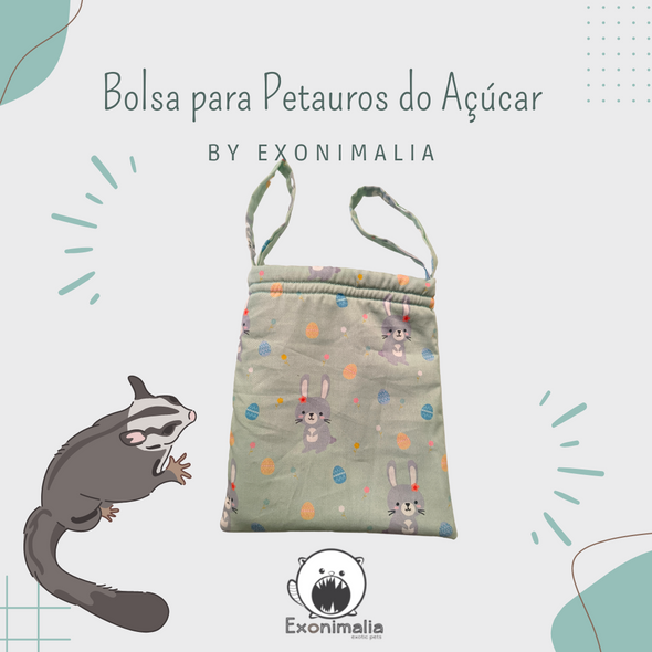Ninho/Bolsa para Petauro do Açucar 20x15cm