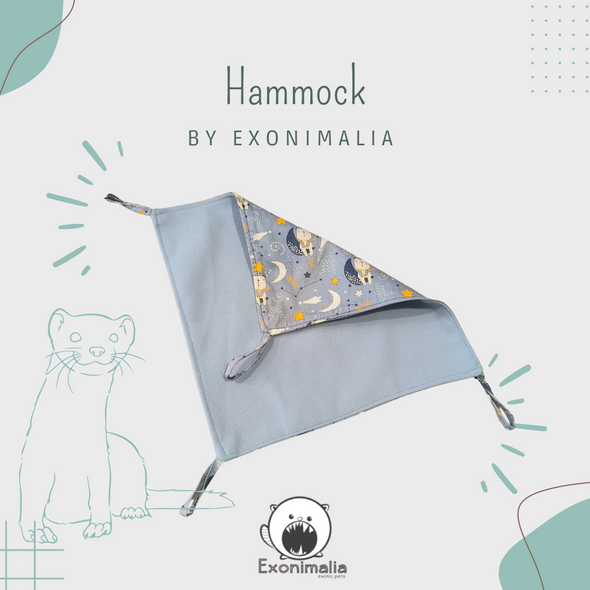 Hammock 38X38cm (Bears blue)