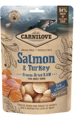 Carnilove Dog Freeze-dried Raw Snacks Salmon & Turkey | 60 g