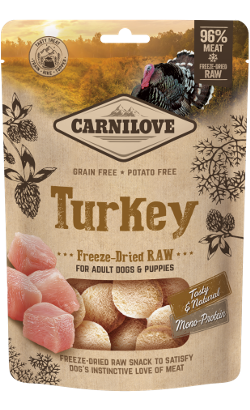 Carnilove Dog Freeze-dried Raw Snacks Turkey | 60 g