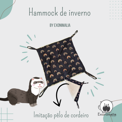 Hammock 38X38cm (Rainbow Blue)