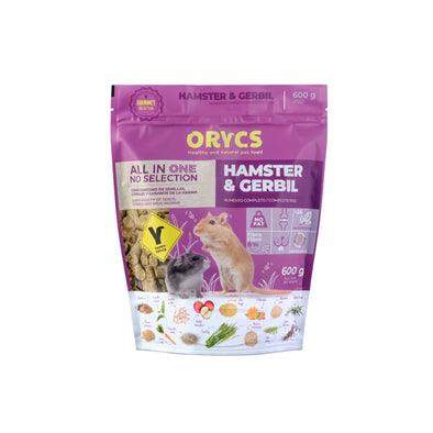 Mini Orycs Hamster e Gerbilo 600g