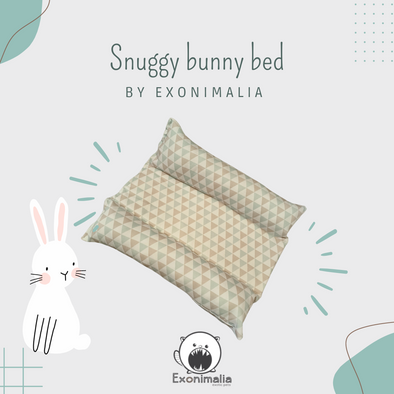 Snuggy Bunny Bed (Triangulos) Small