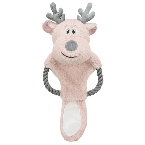 RENA EM PELÚCIA COM CORDA