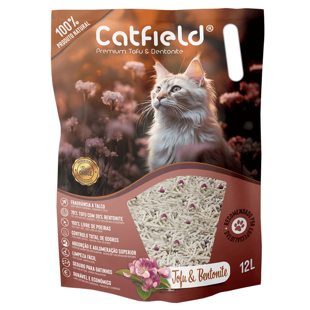 Catfield Premium Cat Litter Tofu + Bentonite 12L – Exonimalia