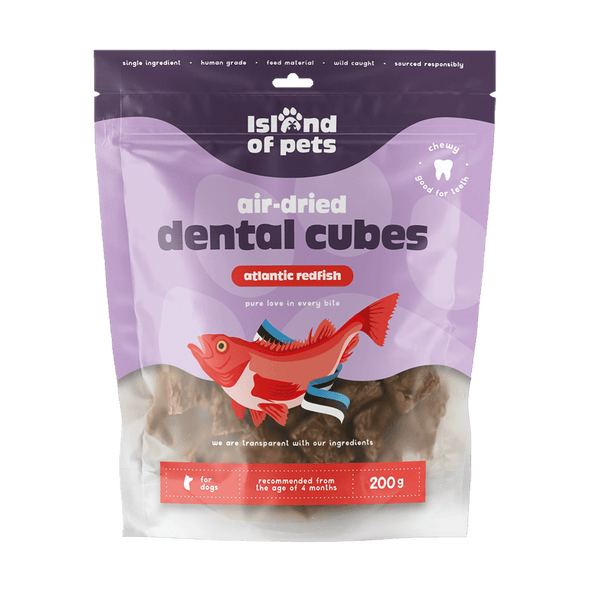 Island of Pets Cubos dentais Redfish 100g