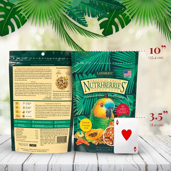 Nutri-Berries Tropical Fruit (Papagaios) 284g