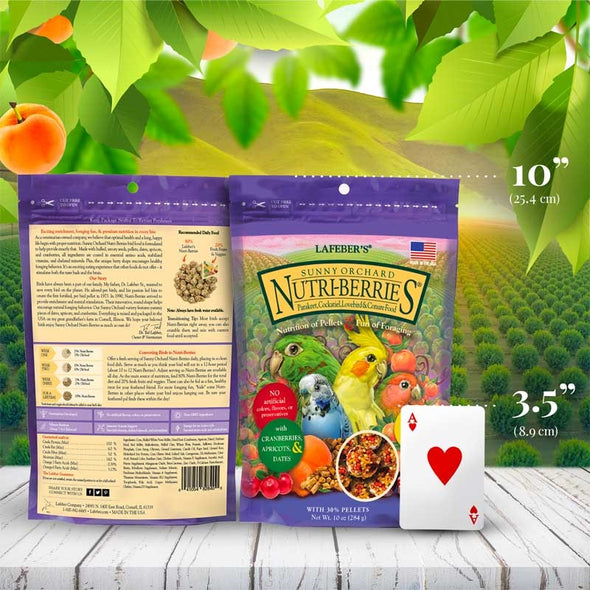 Nutri-Berries Sunny Orchard (Aves médias) 284g