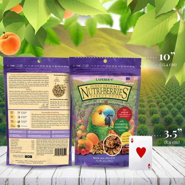 Nutri-Berries Sunny Orchard (Papagaios) 284g