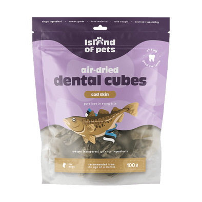 Island of Pets Cubos dentais Bacalhau 100g