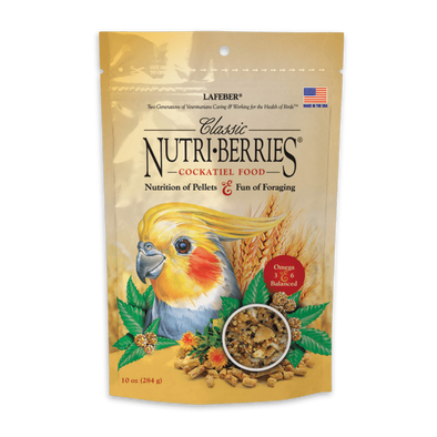 Nutri-Berries Classic (Caturras e aves médias) 284g