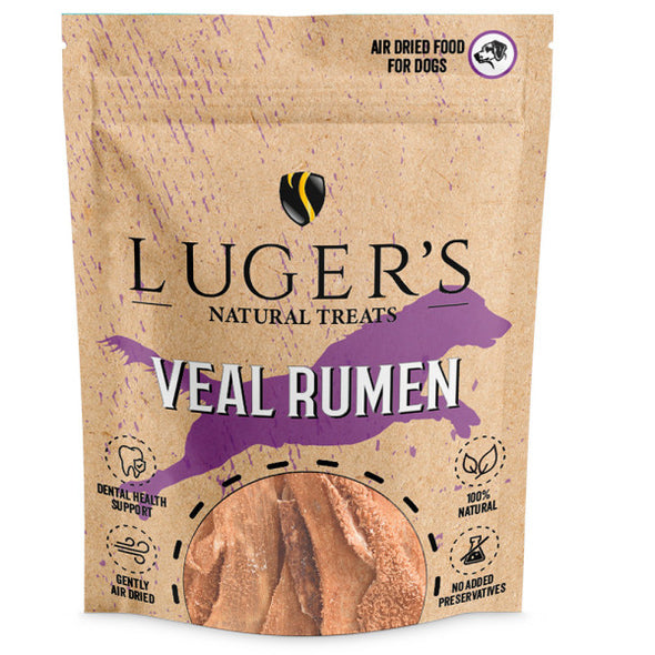 Luger's Natural Treats - Snack para cão - Estômago de vitela 100g