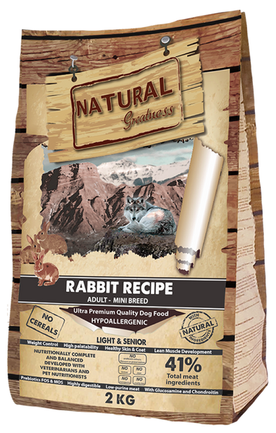 Natural Greatness RABBIT LIGHT & SENIOR MINI (2kg e 6kg)