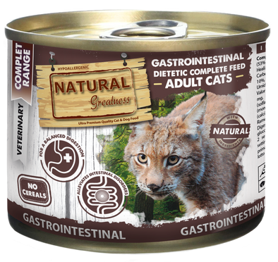 NATURAL GREATNESS VETERINARY GASTROINTESTINAL WETFOOD DIET CAT 200gr