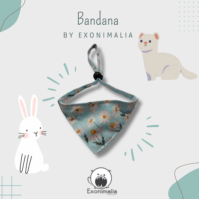 Bandana (Flowers Blue)