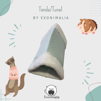 Tenda / Tunel (Green Stripes) 37x25x22cm