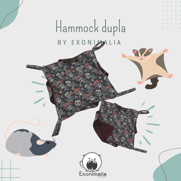 Hammock Duplo para Ratazanas e Petauros