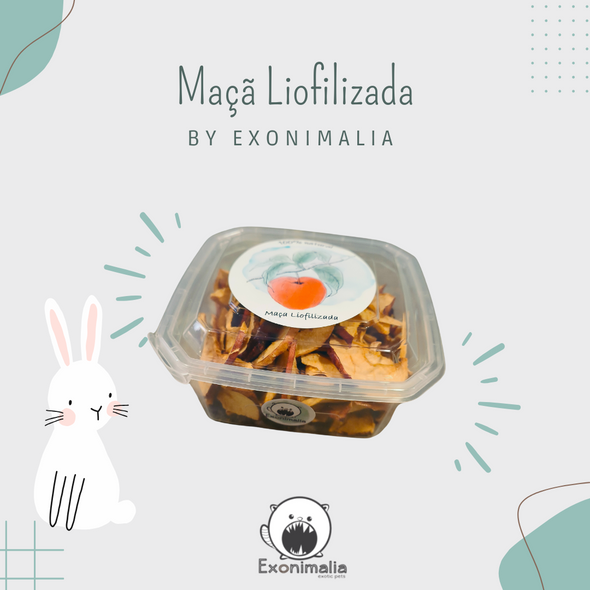 Maçãs liofilizadas 50g