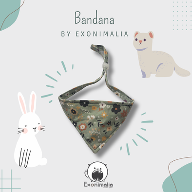 Bandana (Flores verde)