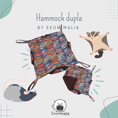 Hammock Duplo para Ratazanas e Petauros