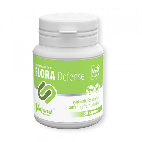 VETFOOD - Flora Defense - Suporte intestinal para cães médios e grandes