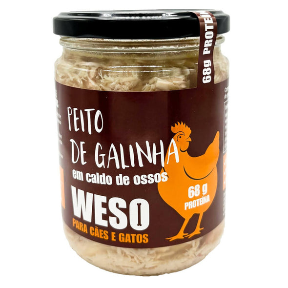 Weso - Peito de frango em caldo de ossos 400ml