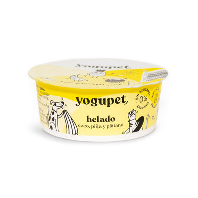 Yogupet - Gelado de Coco, Ananás e Banana para Cão e Gato 110g
