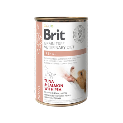 Brit Veterinary Diet Dog Renal Grain-Free Tuna & Salmon with Pea 400g
