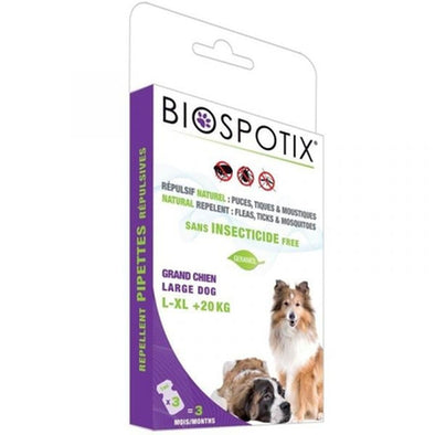 Biospotix Pipetas Repelentes Cães L-XL