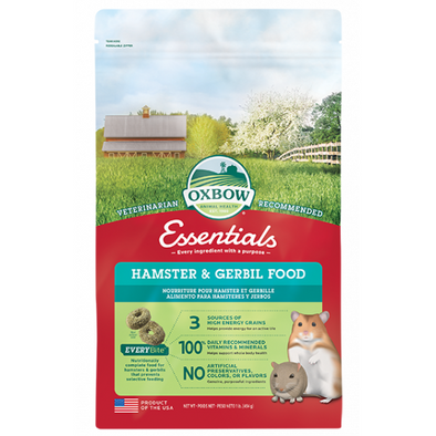 Oxbow Essentials Hamster & Gerbils Food 454gr