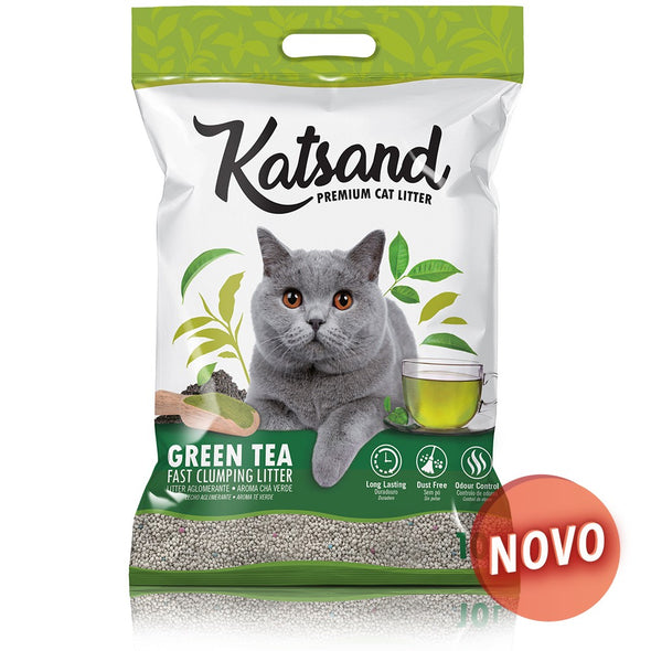 LITTER "KATSAND" (CHÁ VERDE) 10L