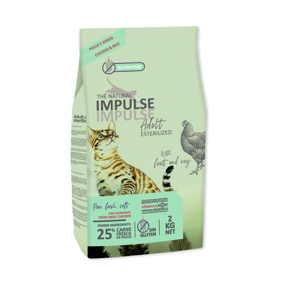 The Natural Impulse Sterilized Cat (2kg e 8kg)
