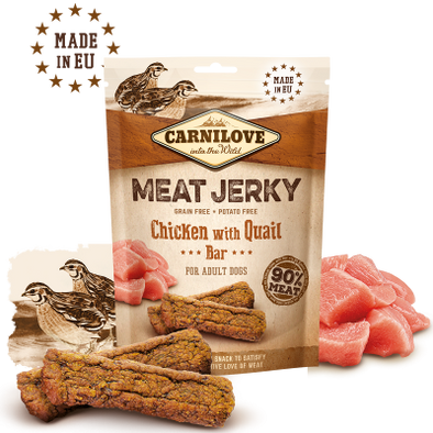 Carnilove Jerky Chicken With Quail Bar | 100 g