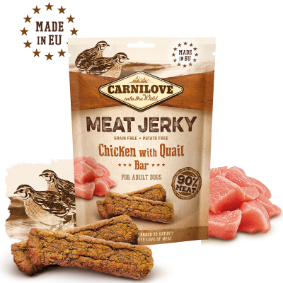 Carnilove Jerky Chicken With Quail Bar | 100 g