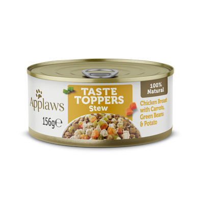 Taste Toppers Stew Chicken Stew with Carrots, Green Beans & Potato Tin 156g