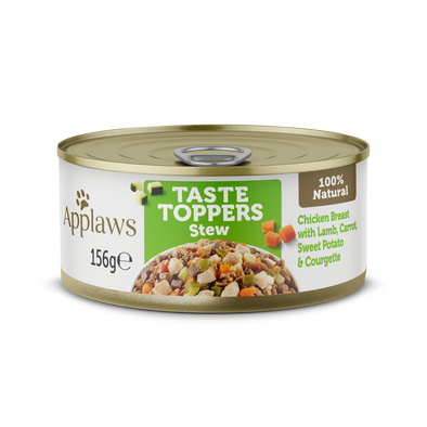 Taste Toppers Stew Chicken with Lamb Stew with Carrots, Courgette & Sweet Potato Tin 156g